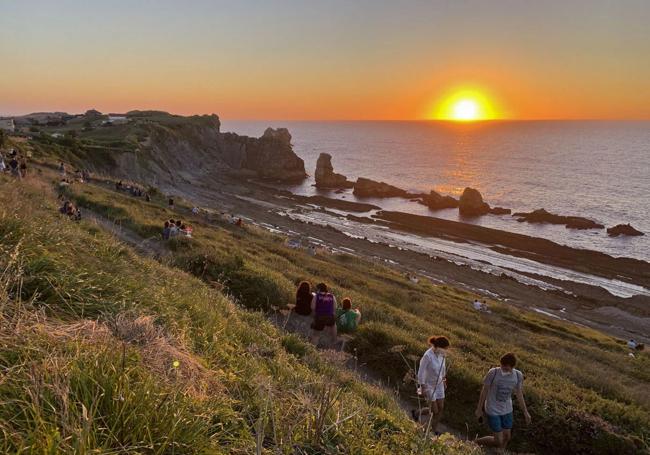 Atardecer en La Arnía