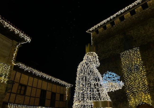 Santillana del Mar, en su esplendor navideño.