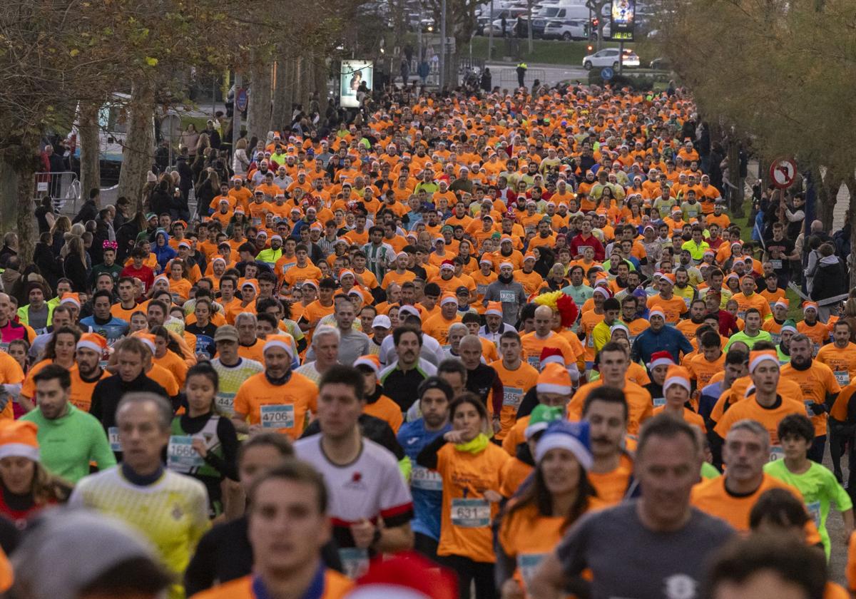 Si participaste en la San Silvestre de Santander, búscate