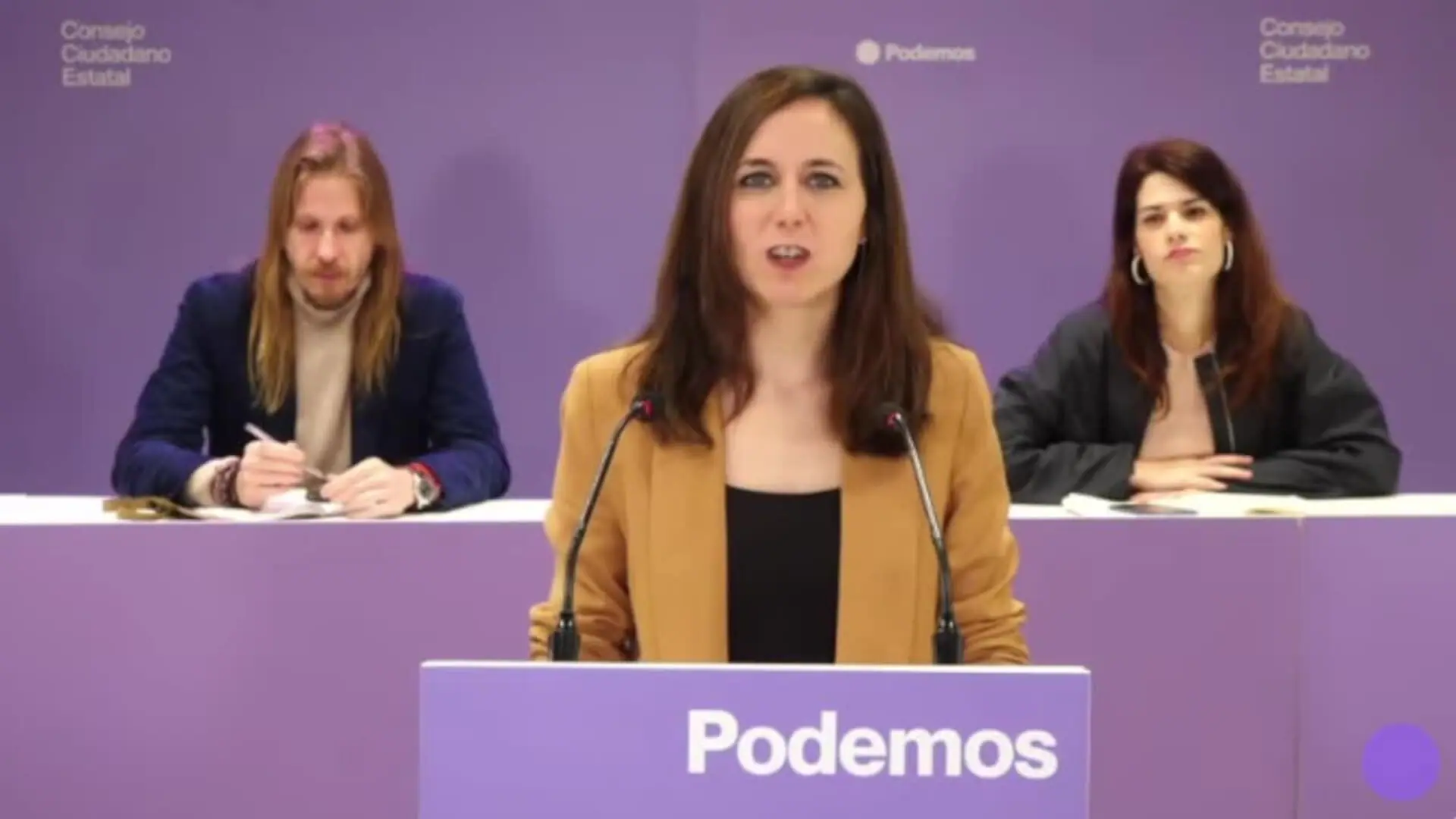 Bases de Podemos proclaman a Montero como candidata a europeas