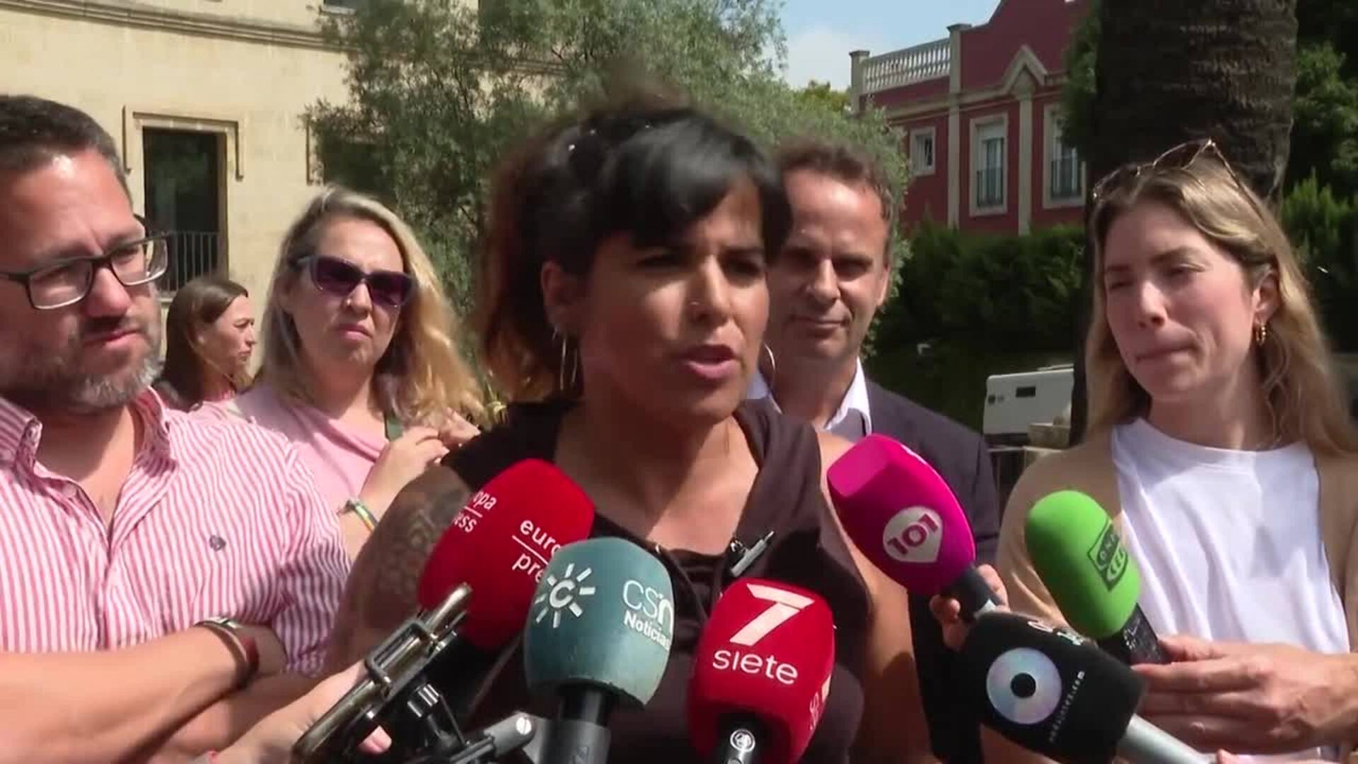 Teresa Rodríguez cree la amnistía "un arreglo a una cosa mal hecha