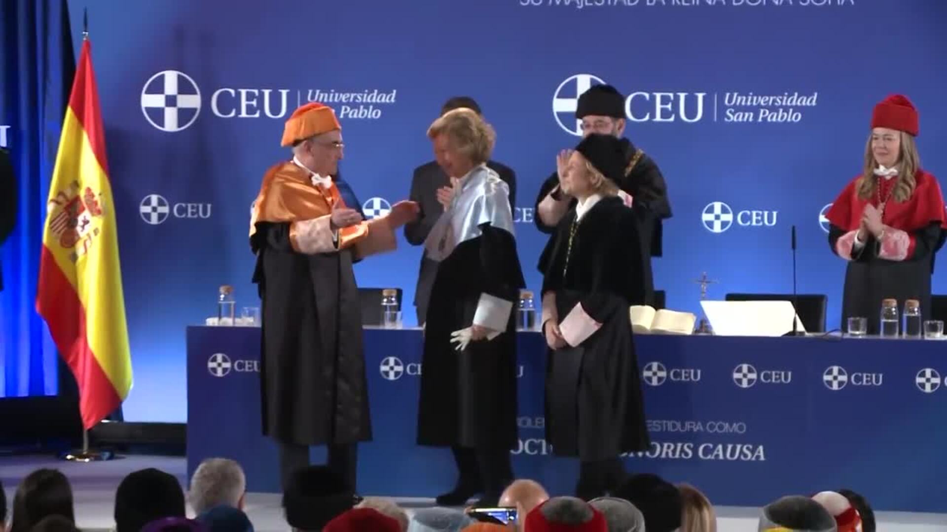 Investidura de la Reina Sofía como Doctora Honoris Causa por la Universidad CEU San Pablo