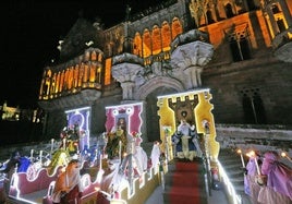 Cabalgata de Reyes en Comillas.