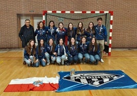 Equipo cadete que se llevó un gran tercer puesto.