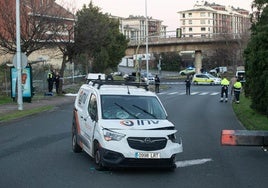 El despliegue policial tras el accidente mortal en Santander, en imágenes