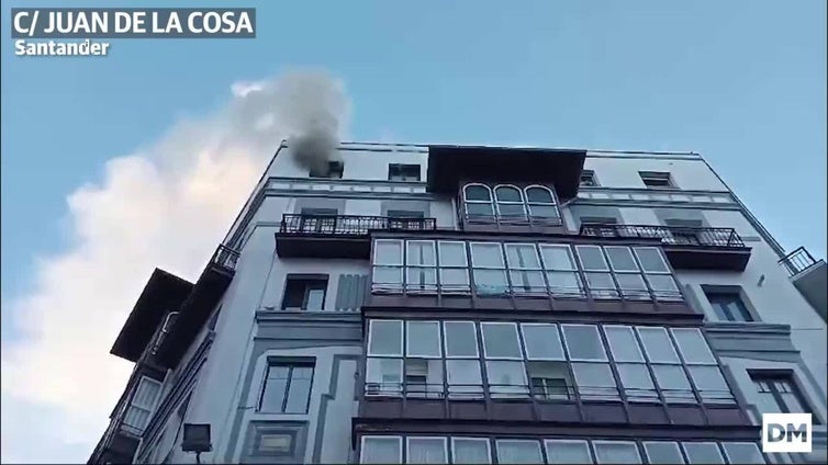 Incendio en la calle Juan de la Cosa