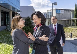 Buruaga y Botín, durante un encuentro reciente en Valdecilla.