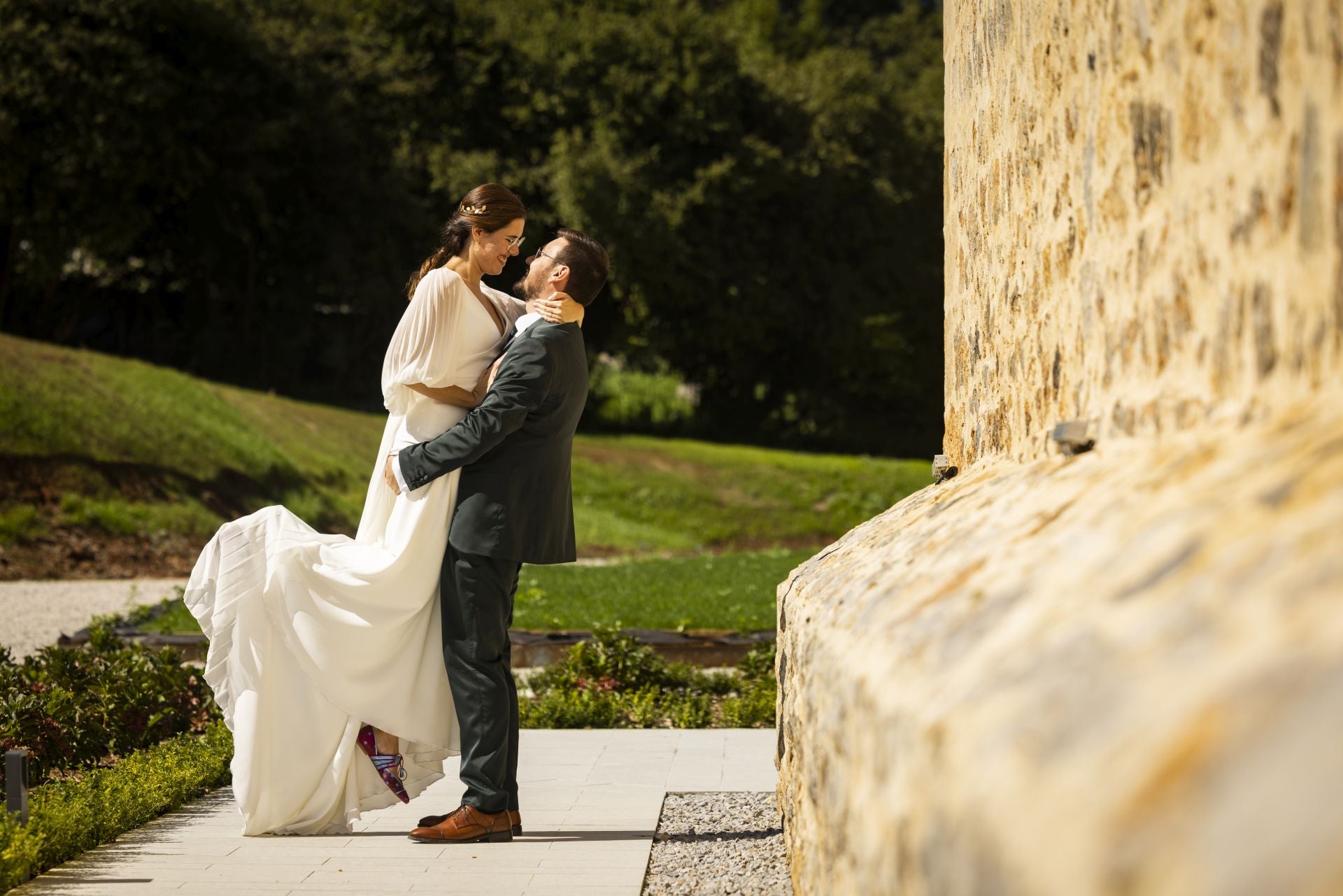 Rubén Montes y Ángela Villanueva contrajeron matrimonio el 23 de septiembre de 2023. Recuerdan que su boda fue un musical al más puro estilo Mamma Mia. 