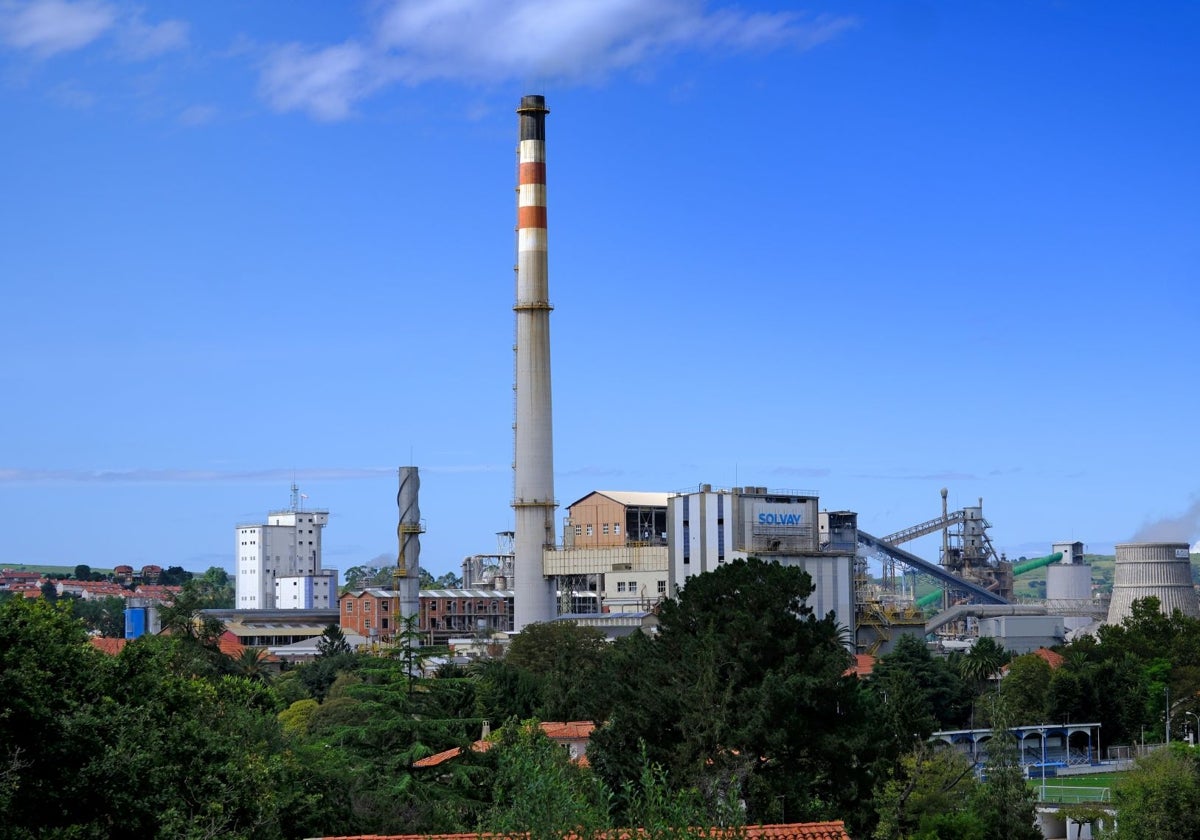 Planta de Solvay en Barreda.