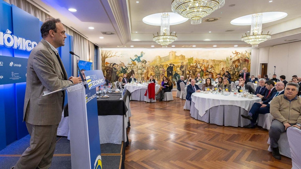 José Carlos Díez, protagonista de una nueva jornada en el Foro Económico de El Diario Montañés y que ha tenido lugar en el Hotel Bahía