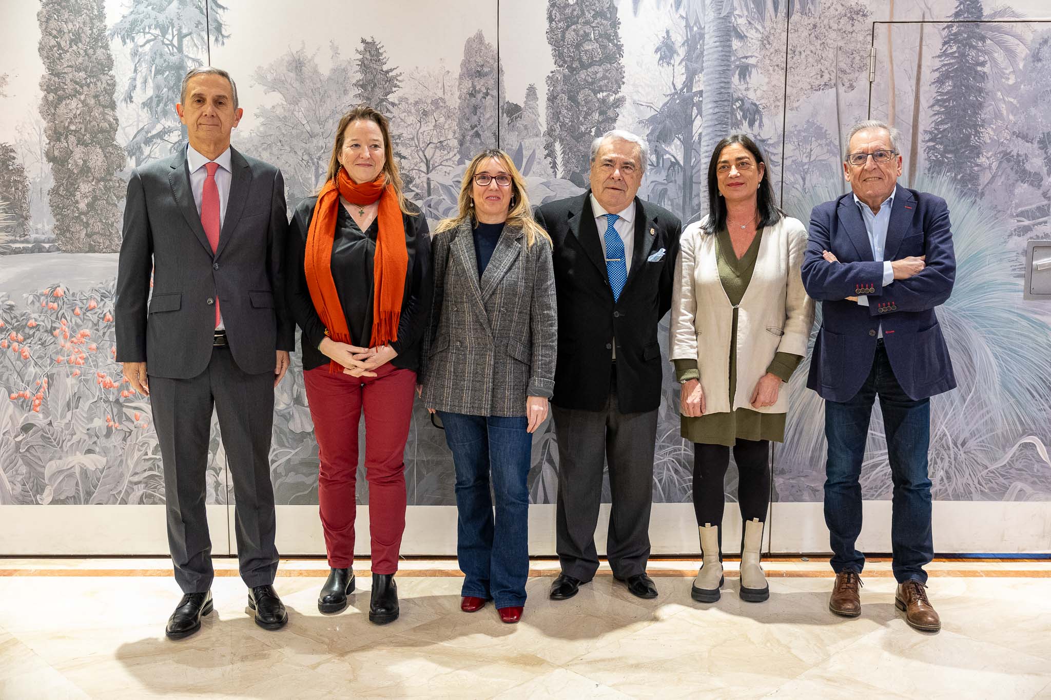 Ignacio Viota, Leticia Díaz, Eugenia Gómez de Diego, Víctor Bustillo, Ana Carrera y Víctor Gijón.