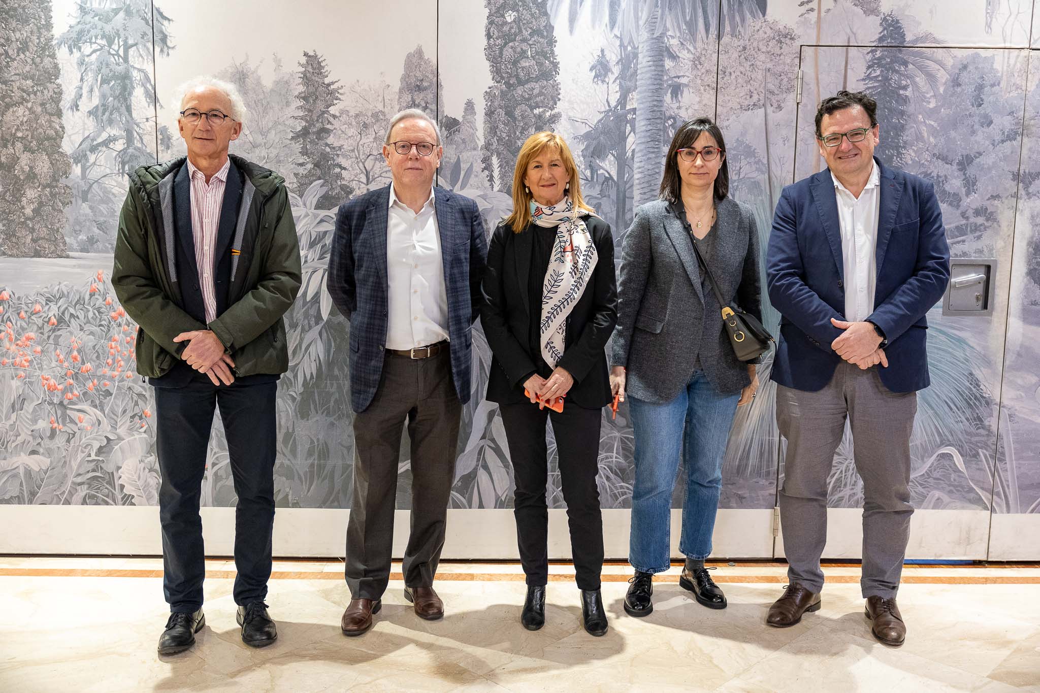 Didier Fleury, Miguel Ángel Cuerno, Ana Cabrero, Adela Sánchez y Rosendo Ruiz.