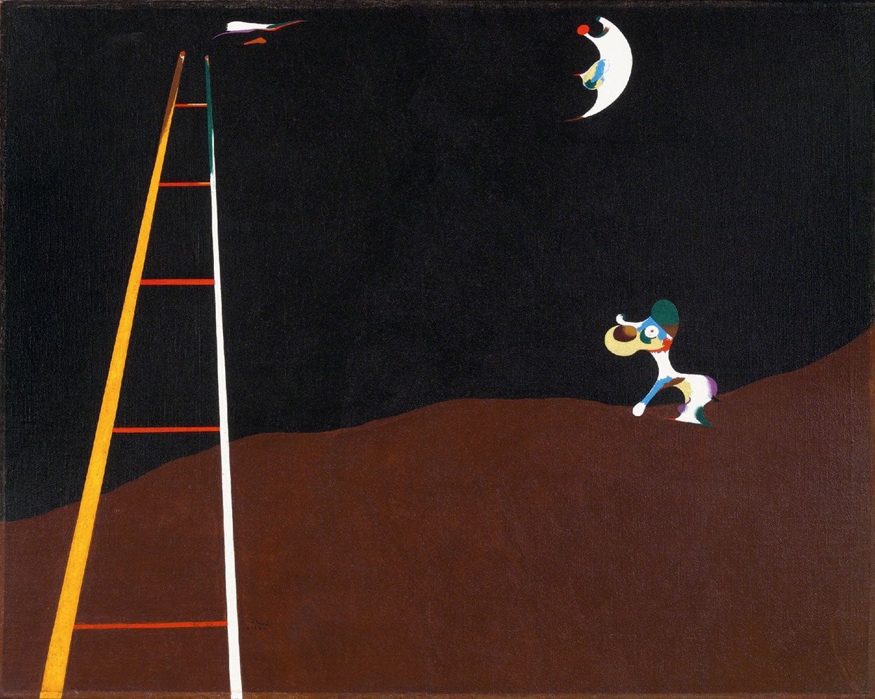 Joan Miró. 'Perro ladrando a la luna', 1926. © Successió Miró 2025