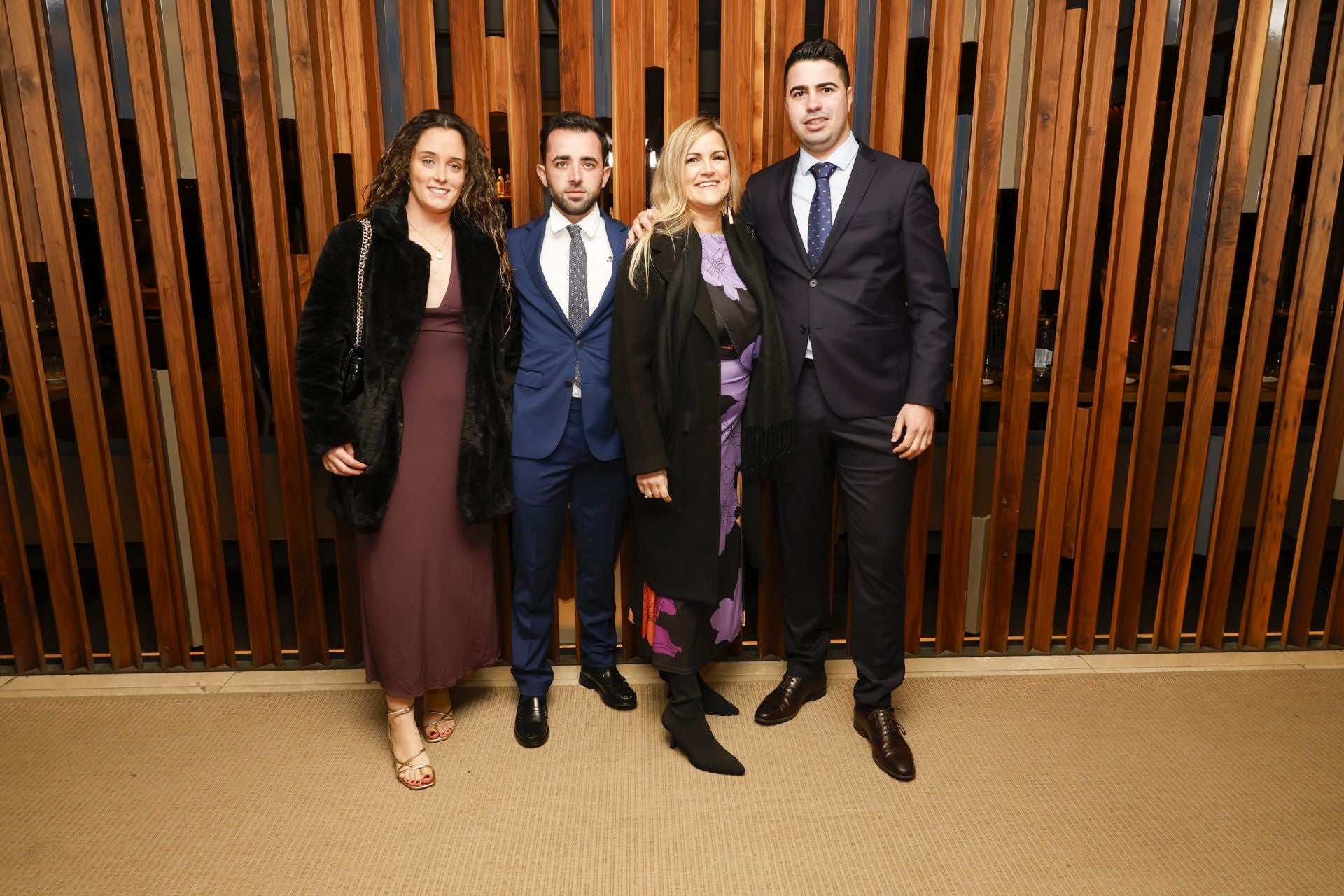 Laura Diez, José María Cuesta, Laura Castresana y Enrique Abascal.