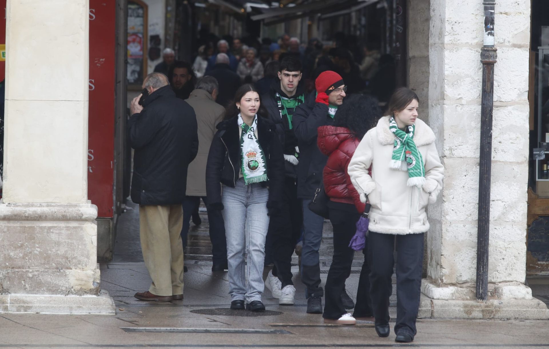 La afición verdiblanca, en Burgos