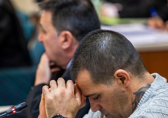 José Reñones, en la tercera sesión del juicio que se celebra en la Audiencia Provincial.