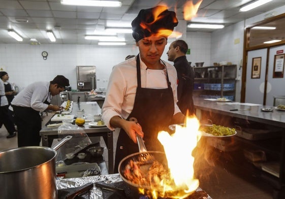 José Luis Balvín, Chef Cantabria 2023, durante su paso por el concurso.