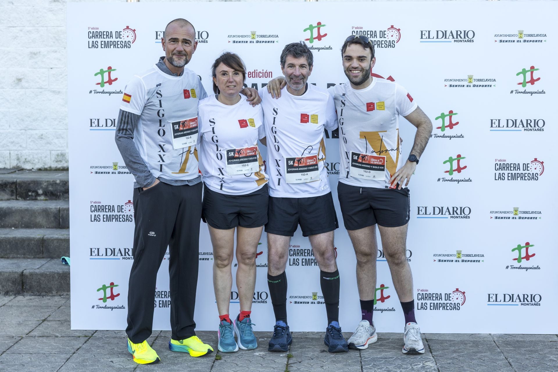 Ángel Casado, Macario Fernández, Patricia Arroyo y Vicente Labrador, de Joyerías Aresso.