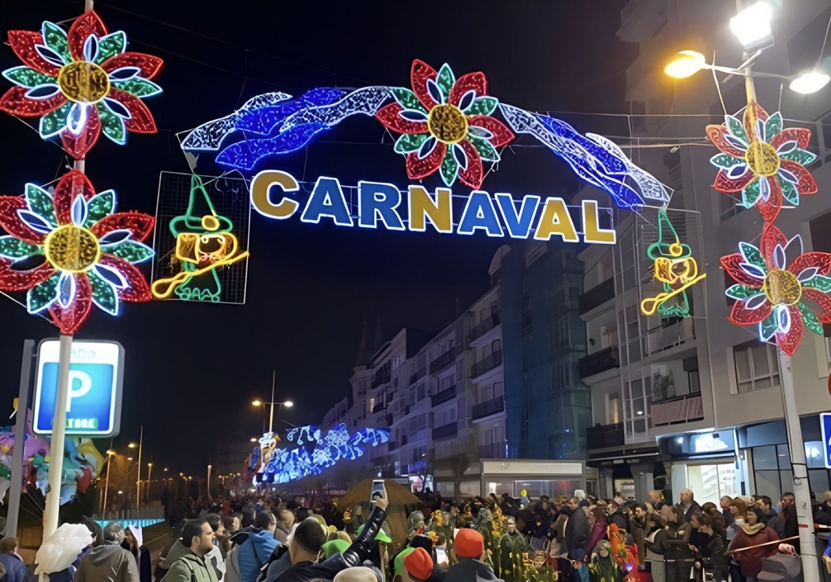 Imagen de archivo del desfile del carnaval de Castro Urdiales.