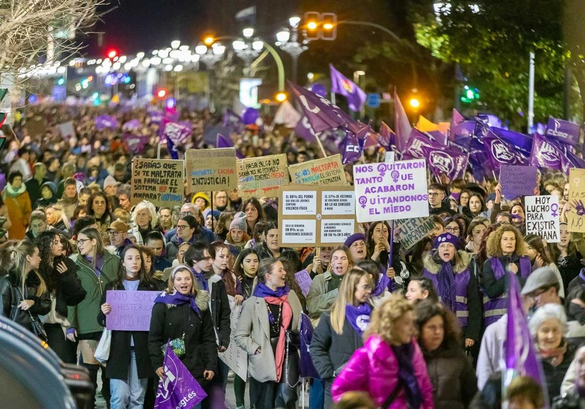 Imagen de la manifestación del 8M del año pasado que este año tendrá lugar a las 12.00 horas