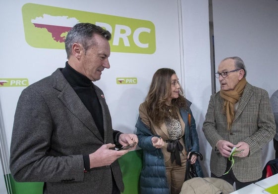 Los vicesecretarios del PRC: Guillermo Blanco, Paula Fernández y Javier Marcano.