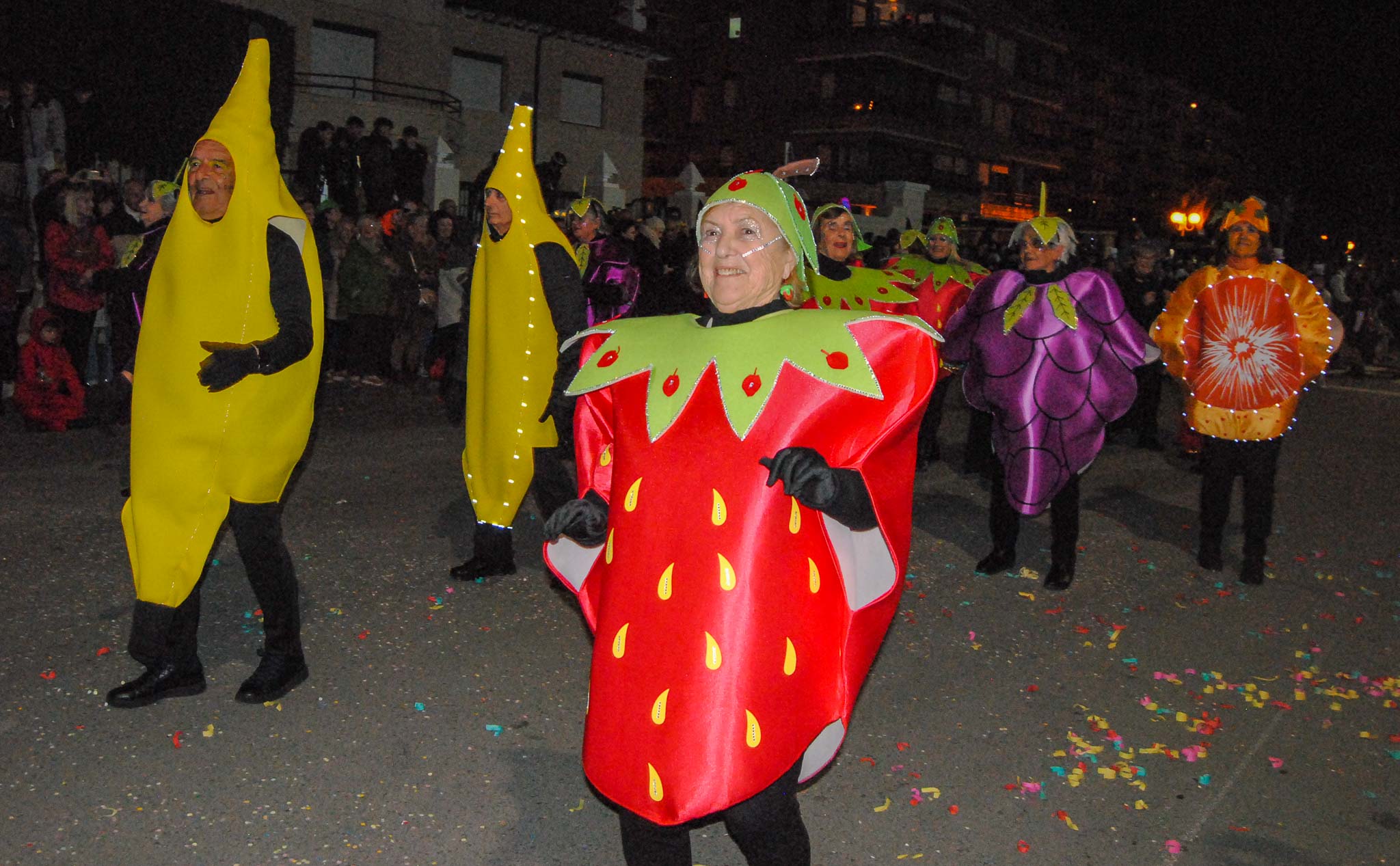 Las frutas pusieron la nota de color. 