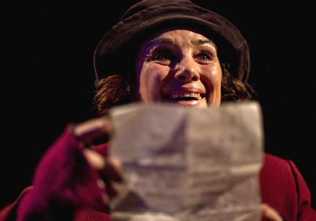 Anael Bazterrica en la obra 'Ainara de Guernika'.