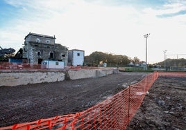 Parcela libre tras los trabajos de demolición.