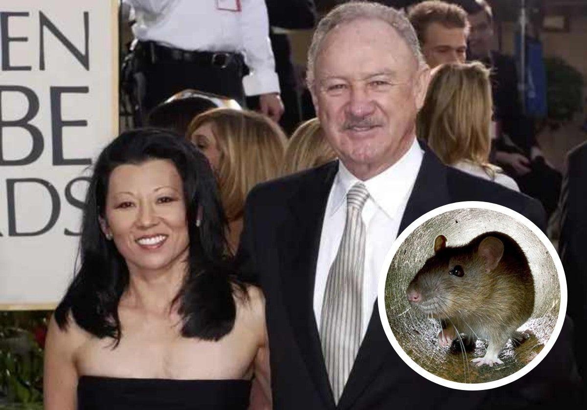 Betsy Arakawa, que falleció por hantavirus causado por roedores, y Gene Hackman en una fotografía tomada hace más de una década.