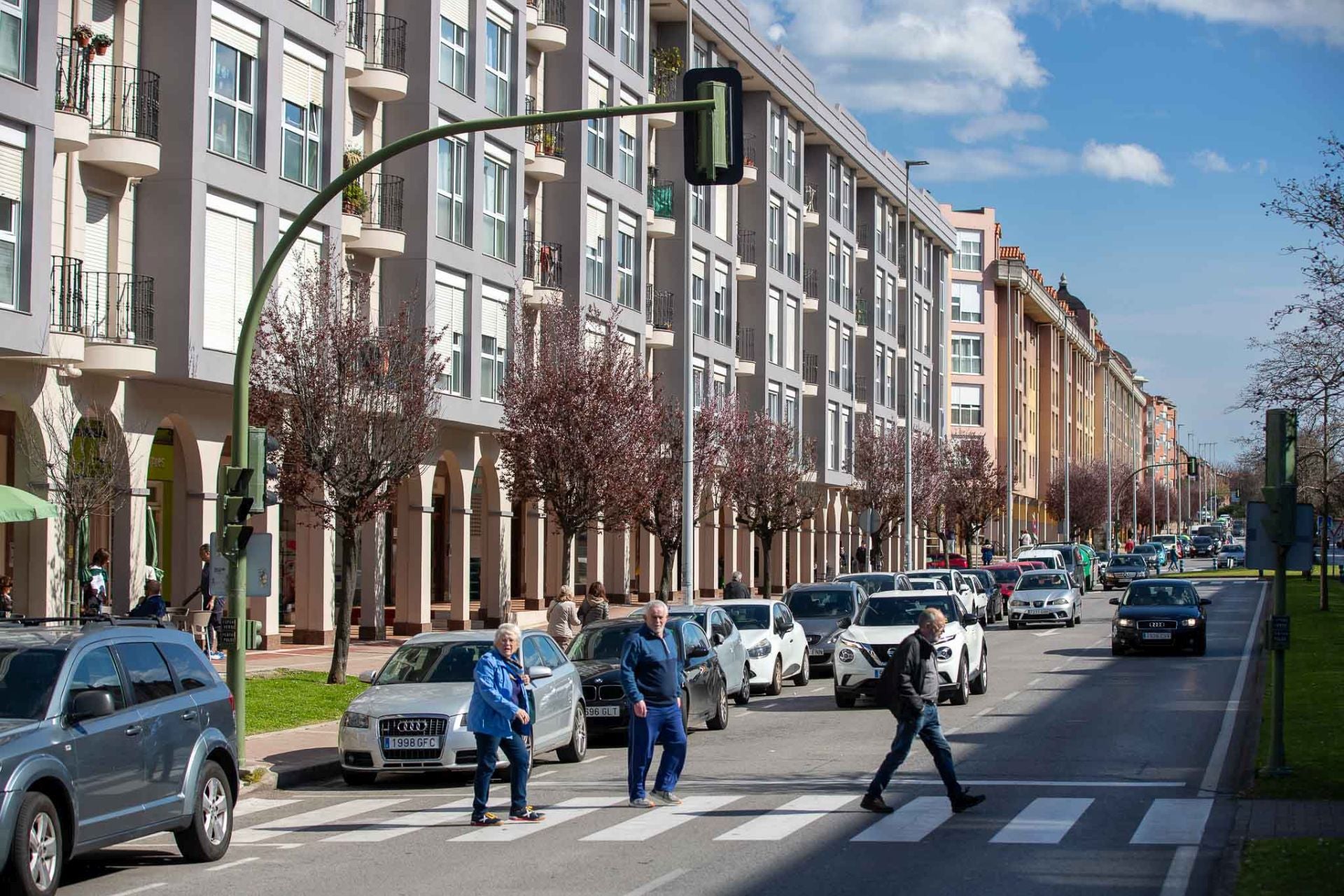 La nueva construcción cambia la fisonomía de los barrios de Santander