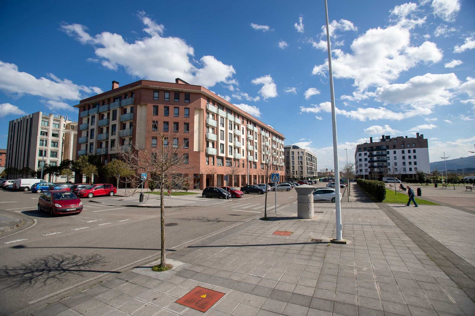 Varios inmuebles de la calle Santiago García Cuadrado, en Peñacastillo.