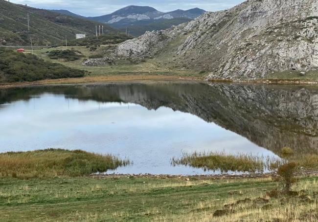 El lago de Isoba.