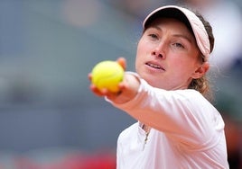 Cristina Bucsa, en su debut en los Juegos.