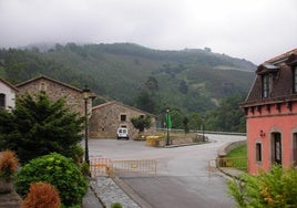 Localidad de Rábago en el municipio de Herrerías.