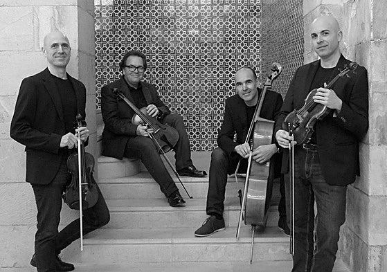 David Hevia, Carlos Tagarro, Ricardo Fernández y Alberto Gorrochategui forman el Astur Ensemble.