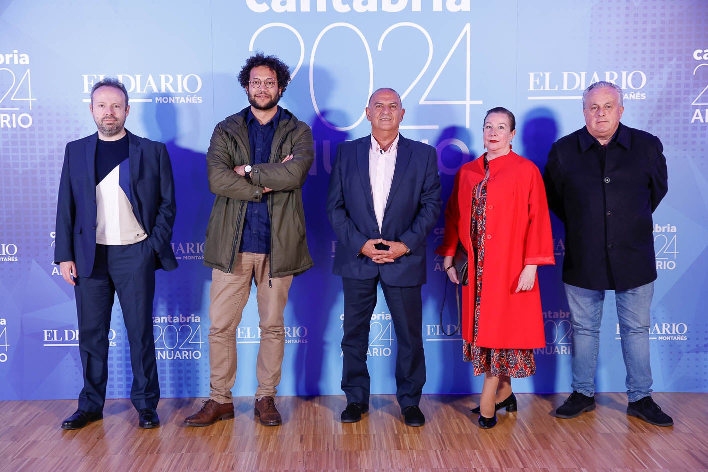 Sergio Pando, Keruin Martínez, Óscar Boo, Margarita Herrero y Emilio Sánchez.