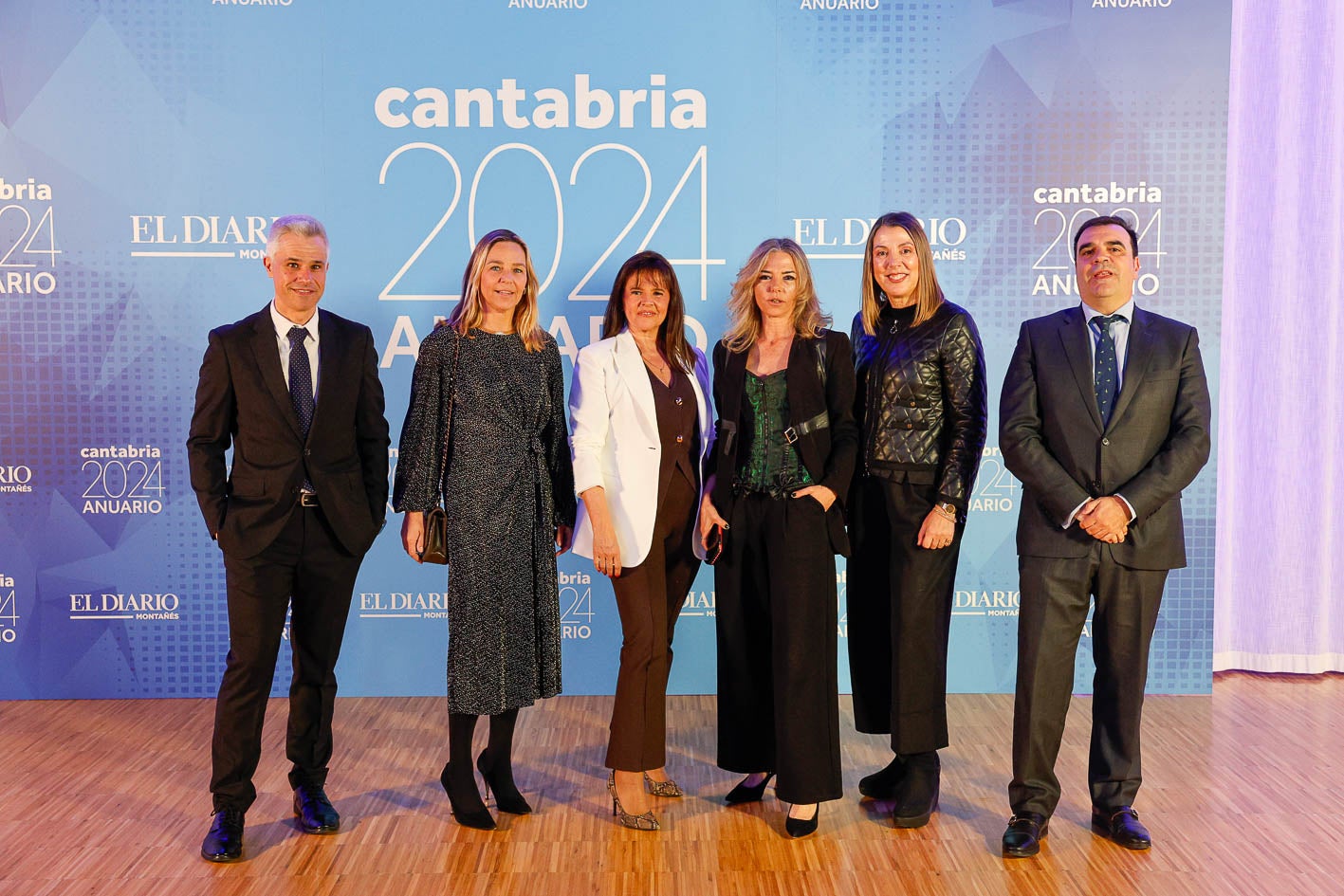 David López Canales, Beatriz Pérez Revilla, Amparo Llata, María Castanedo, María Montaraz y Rafael Álvarez.