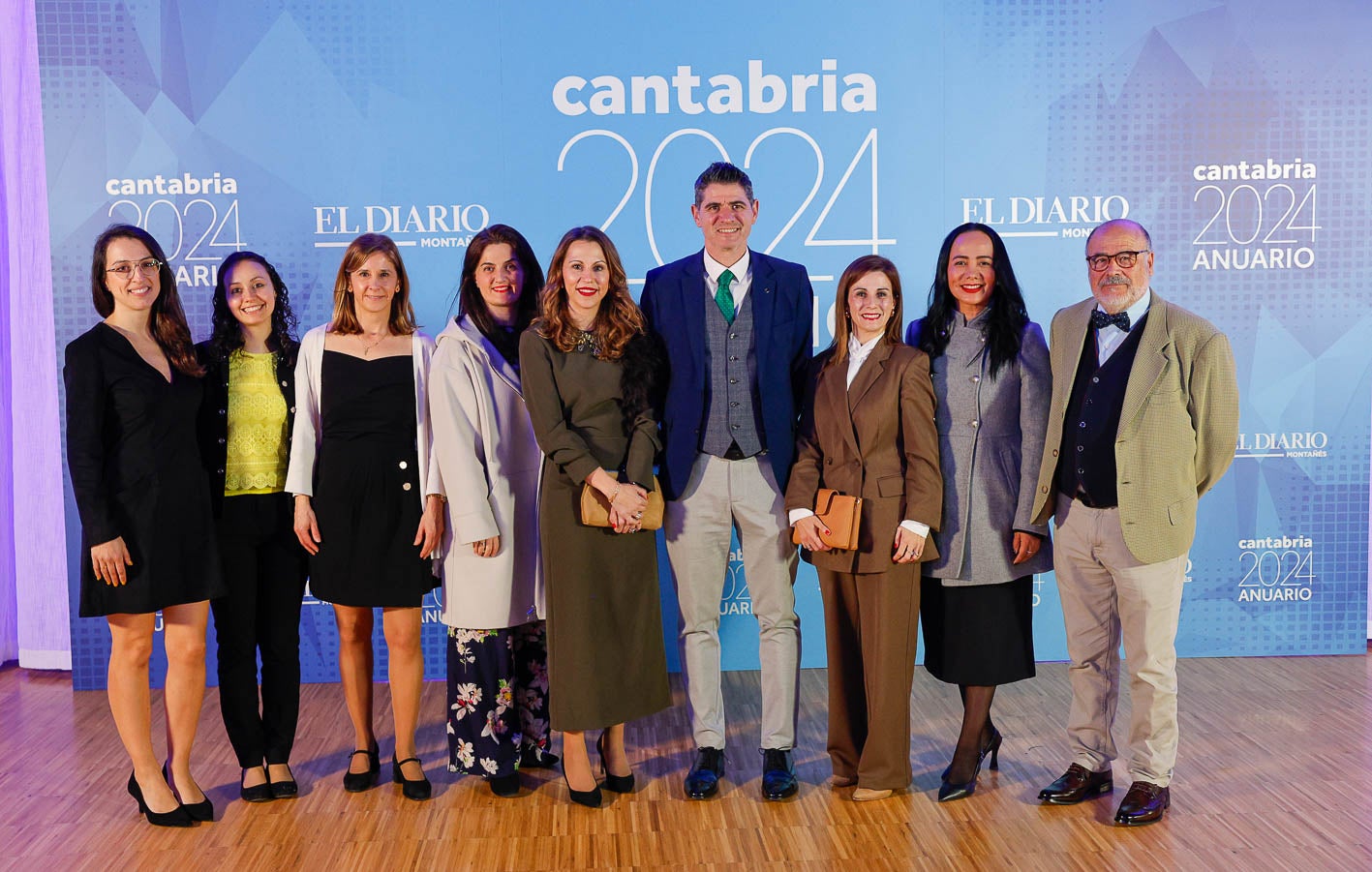 Patricia Martínez, María Fernanda Bernal, Mar García de los Salmones, Elisa Baraibar, María Odriozola, Jesús Collado, Jessica Buelga, Cinthia Flores y Cayo Martín-Franco.