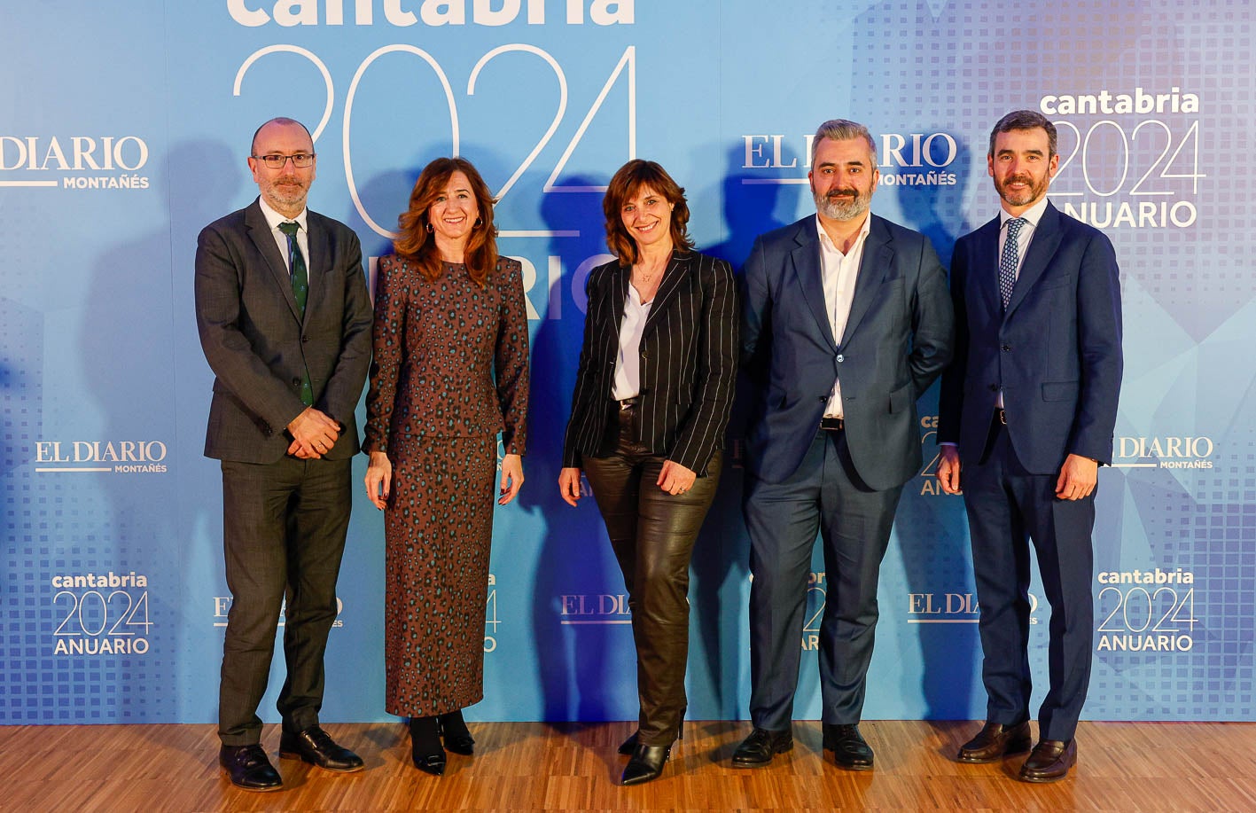 Ramón Cabo, Eva González, María José Ceballos, Iñaki Larrea y Juan Sánchez.