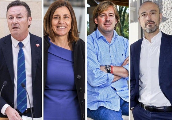 Guillermo Blanco, Paula Fernández, Pablo Diestro y Javier López Estrada.