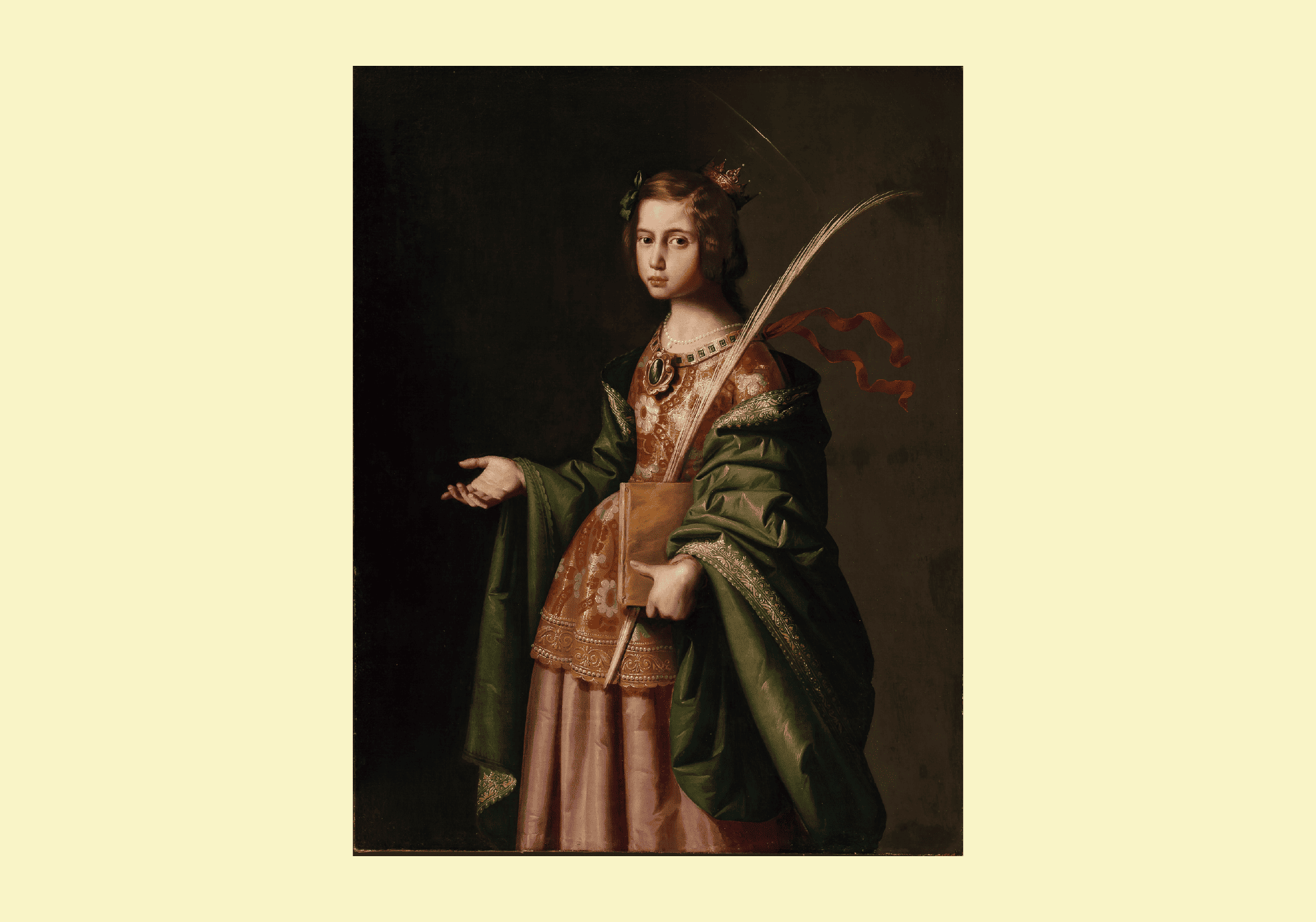 Francisco de Zurbarán, Fuente de Cantos, Badajoz, 07/11/1598 - Madrid, 27/08/1664. 'Santa Isabel de Turingia', c. 1650-1660.
