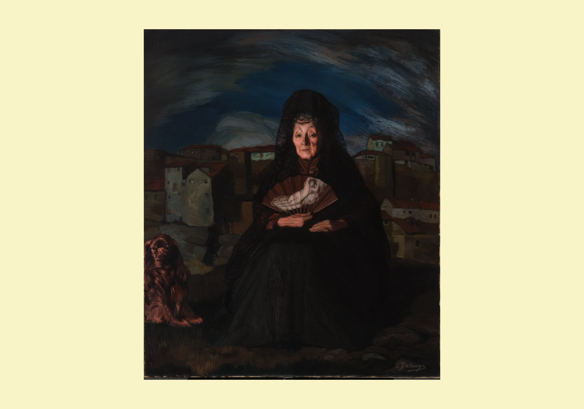 Ignacio Zuloaga, Eibar, Gipuzkoa, 26/07/1870 - Madrid, 31/10/1945. 'Retrato de doña Rosita Gutiérrez', c. 1914-1915.