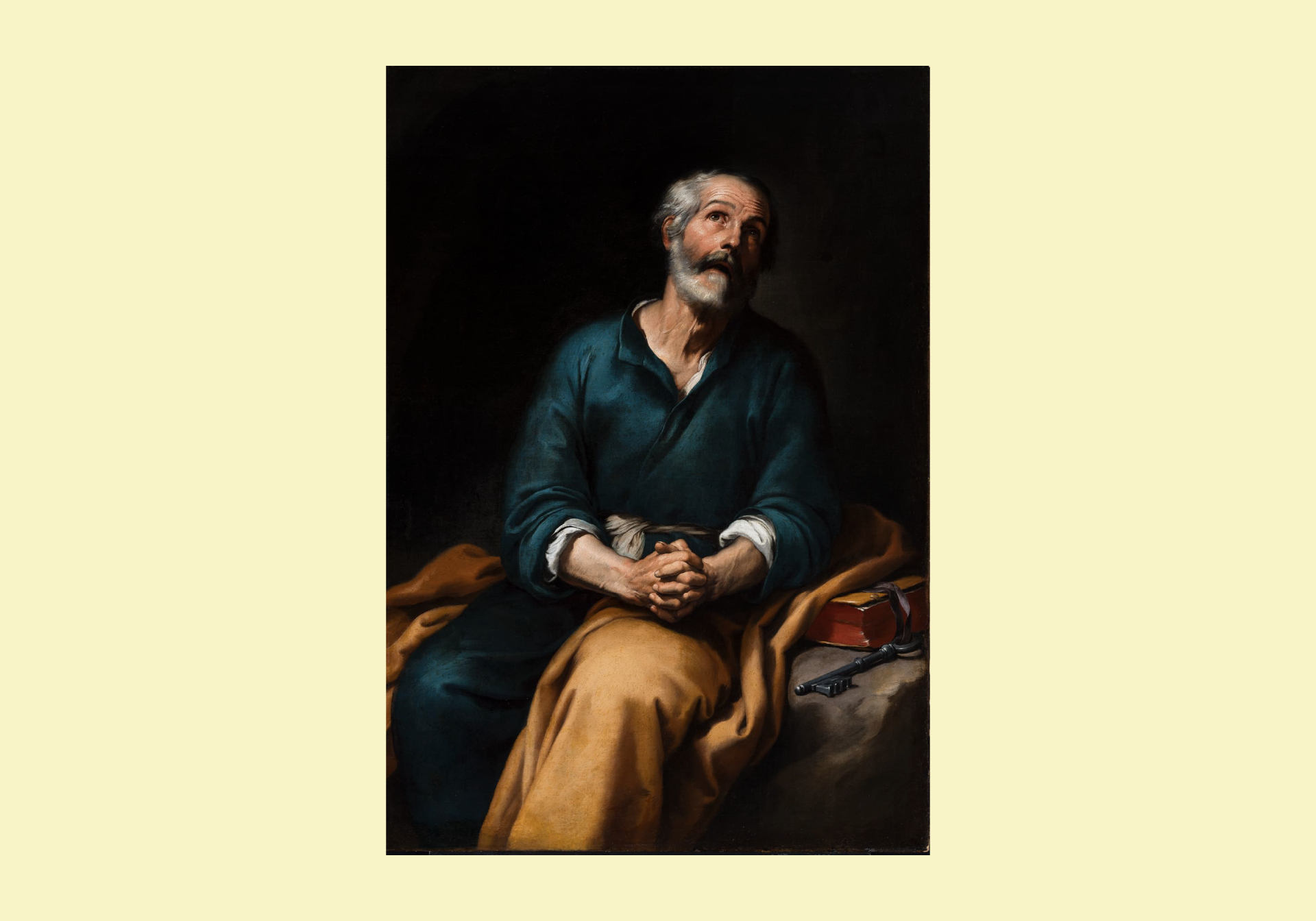 Bartolomé Esteban Murillo, Sevilla, 31/12/1617 - Sevilla, 03/04/1682. 'San Pedro en lágrimas', c. 1650-1655.