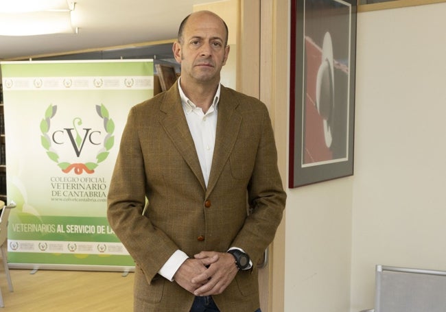 Fernando Ruiz Sarabia, gerente de AFCA y presidente del colegio veterinario de Cantabria.