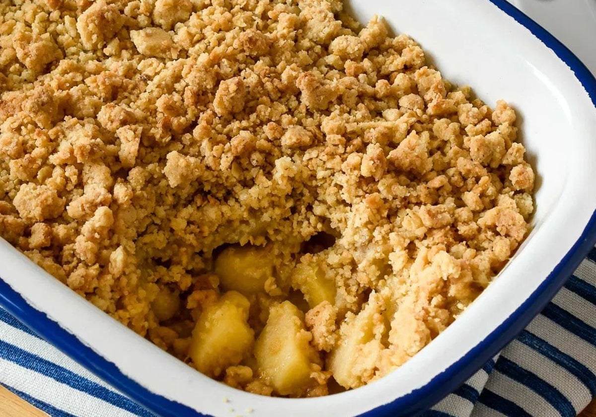 Crumble de manzana