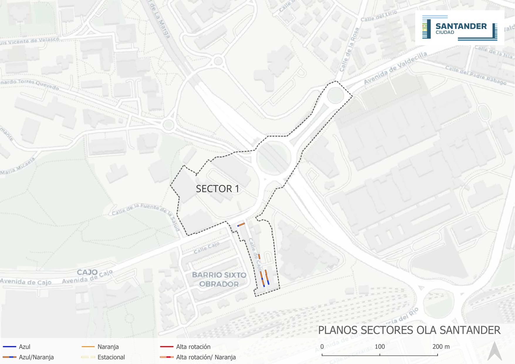 Así quedará el mapa de la OLA en Santander