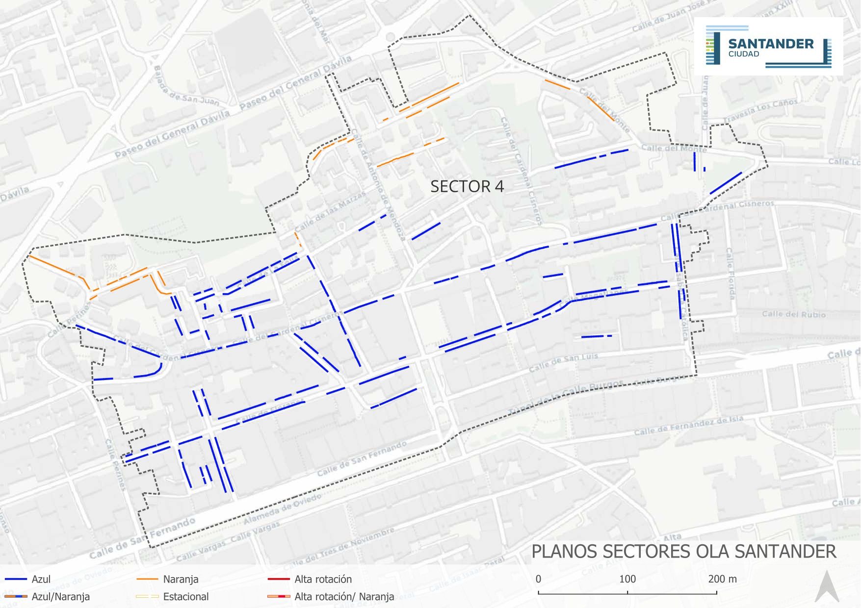 Así quedará el mapa de la OLA en Santander