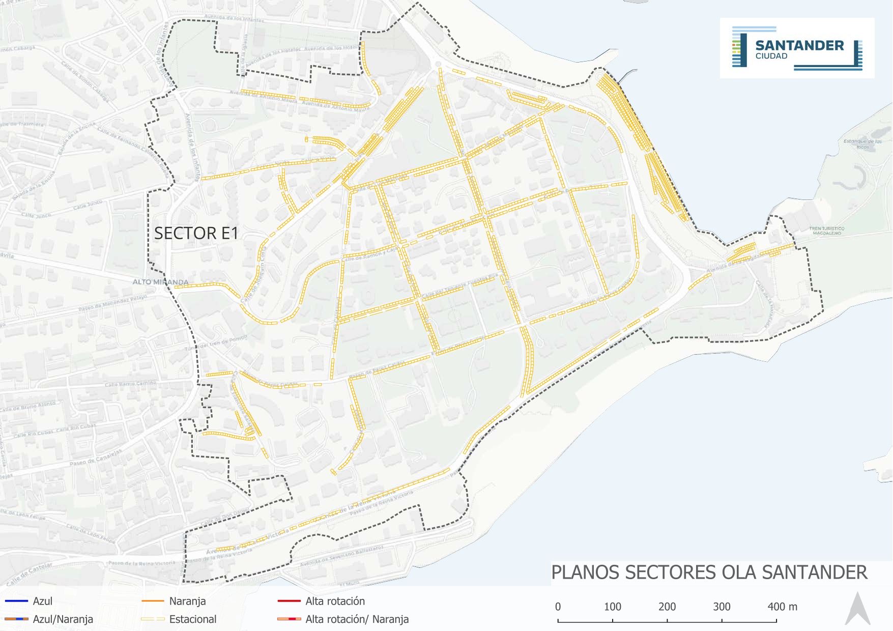 Así quedará el mapa de la OLA en Santander