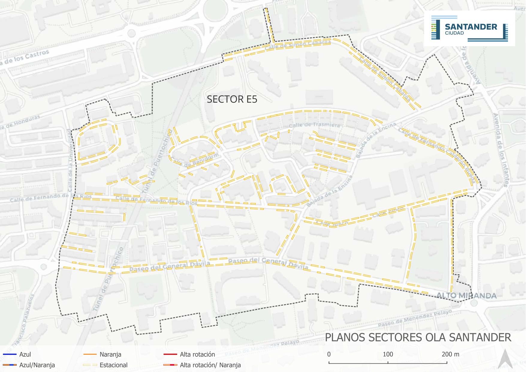 Así quedará el mapa de la OLA en Santander