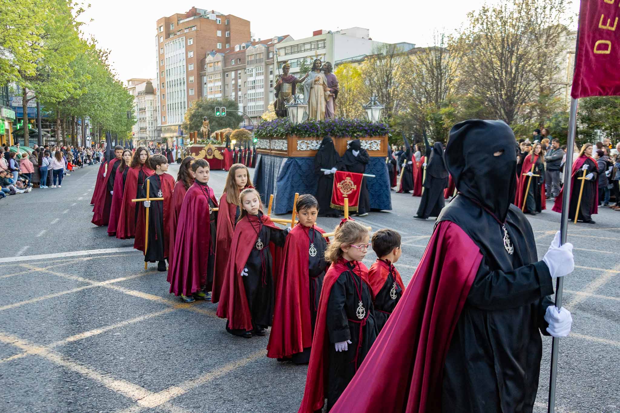 Jesús en el momento de la traición de Judas, en el paso 'El Prendimiento'.